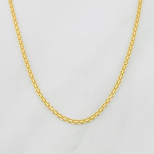 Cadena China 3.05g / 60cm / 1.4mm Oro Amarillo 18K