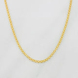 Cadena China 3.05g / 60cm / 1.4mm Oro Amarillo 18K