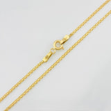 Cadena China 3.05g / 60cm / 1.4mm Oro Amarillo 18K