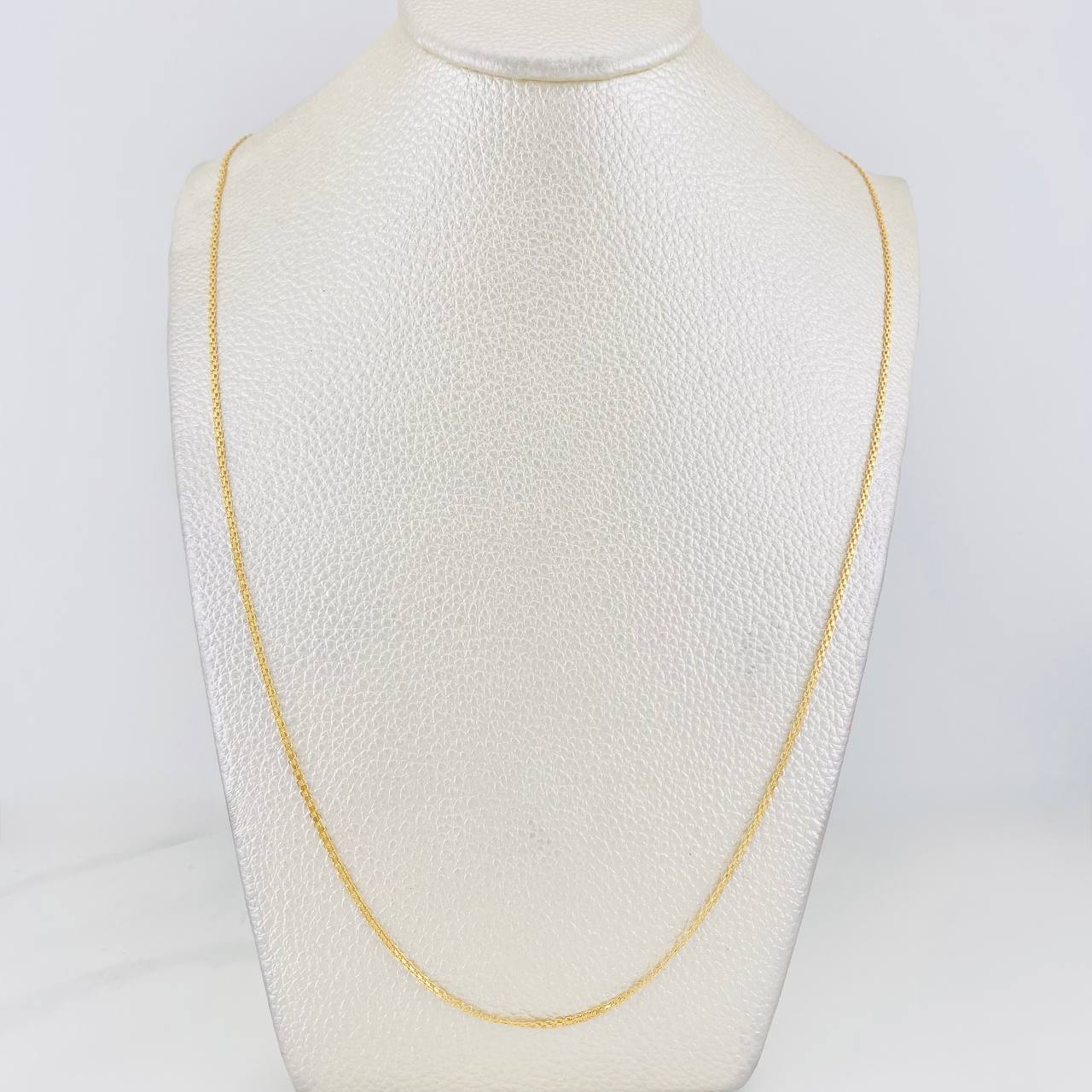 Cadena China 3.05g / 60cm / 1.4mm Oro Amarillo 18K