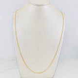 Cadena China 3.05g / 60cm / 1.4mm Oro Amarillo 18K