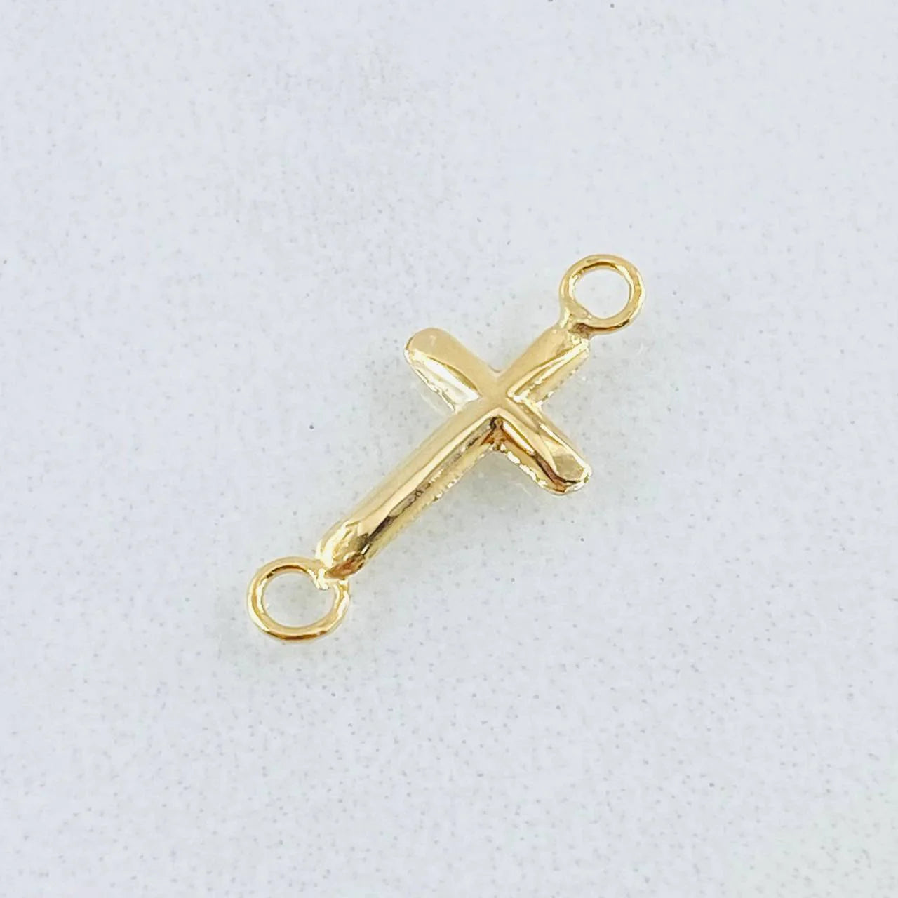 Herraje Cruz Lisa 0.3 g / 2 cm Oro Amarillo 18K