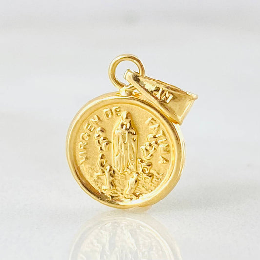 Dije Virgen De Fatima 0.75gr / 2cm / Oro 18K