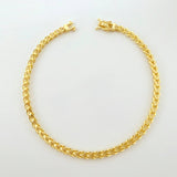 Pulso Franco 4gr / 19cm / 2.9mm Oro Amarillo +3 18K