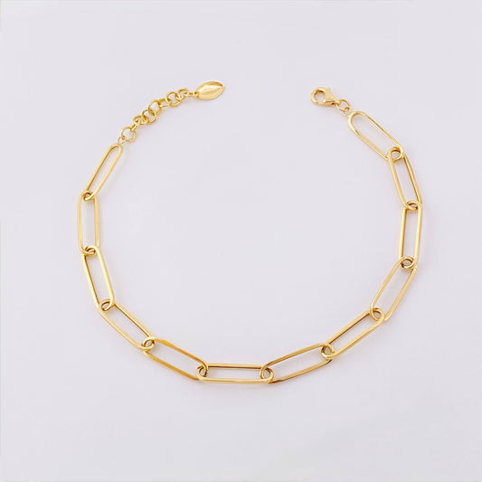 Pulso Cajon 3.45gr / 19cm-22.5cm / 4.8mm Oro Amarillo +3 18K ©