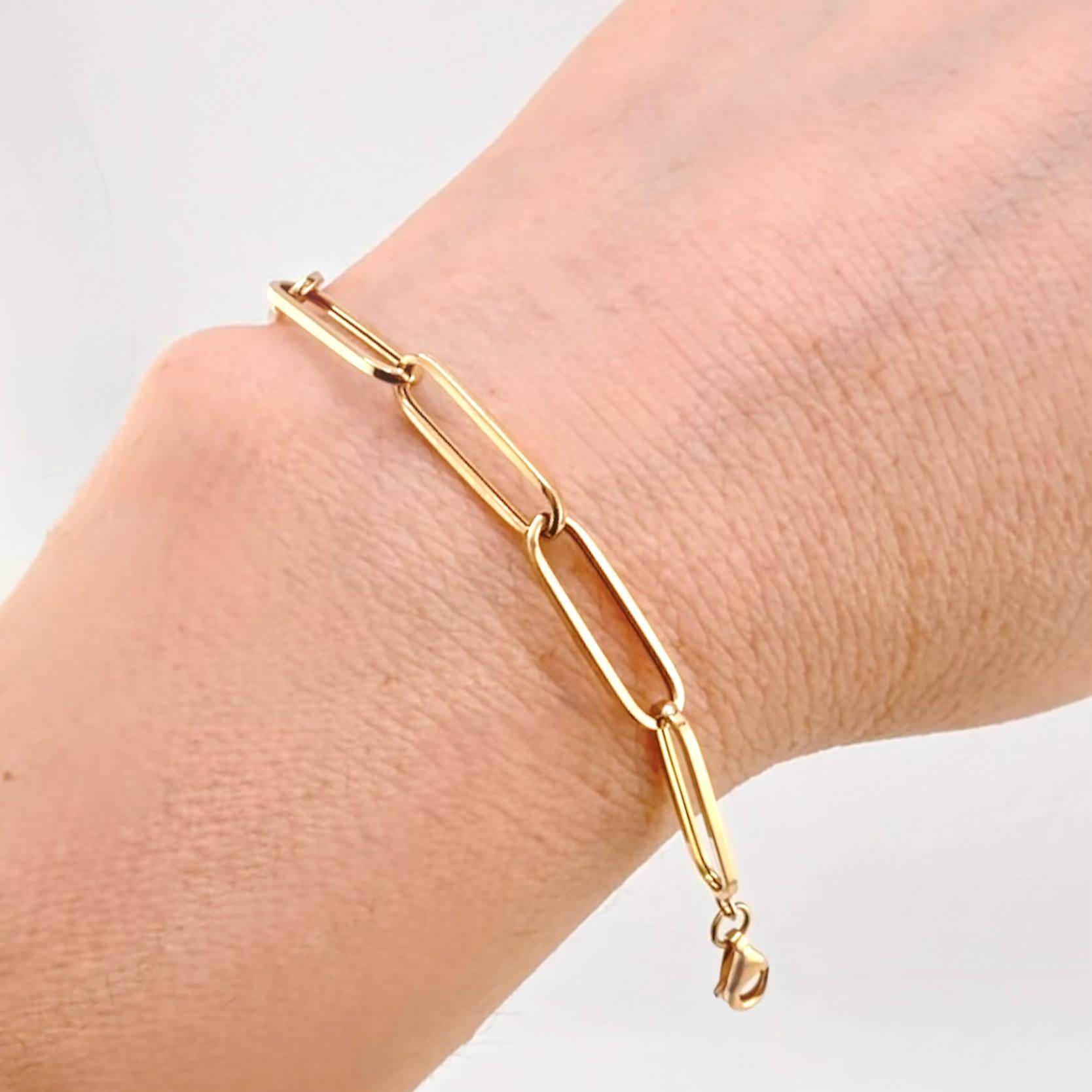 Pulso Cajon 3.45gr / 19cm-22.5cm / 4.8mm Oro Amarillo +3 18K ©