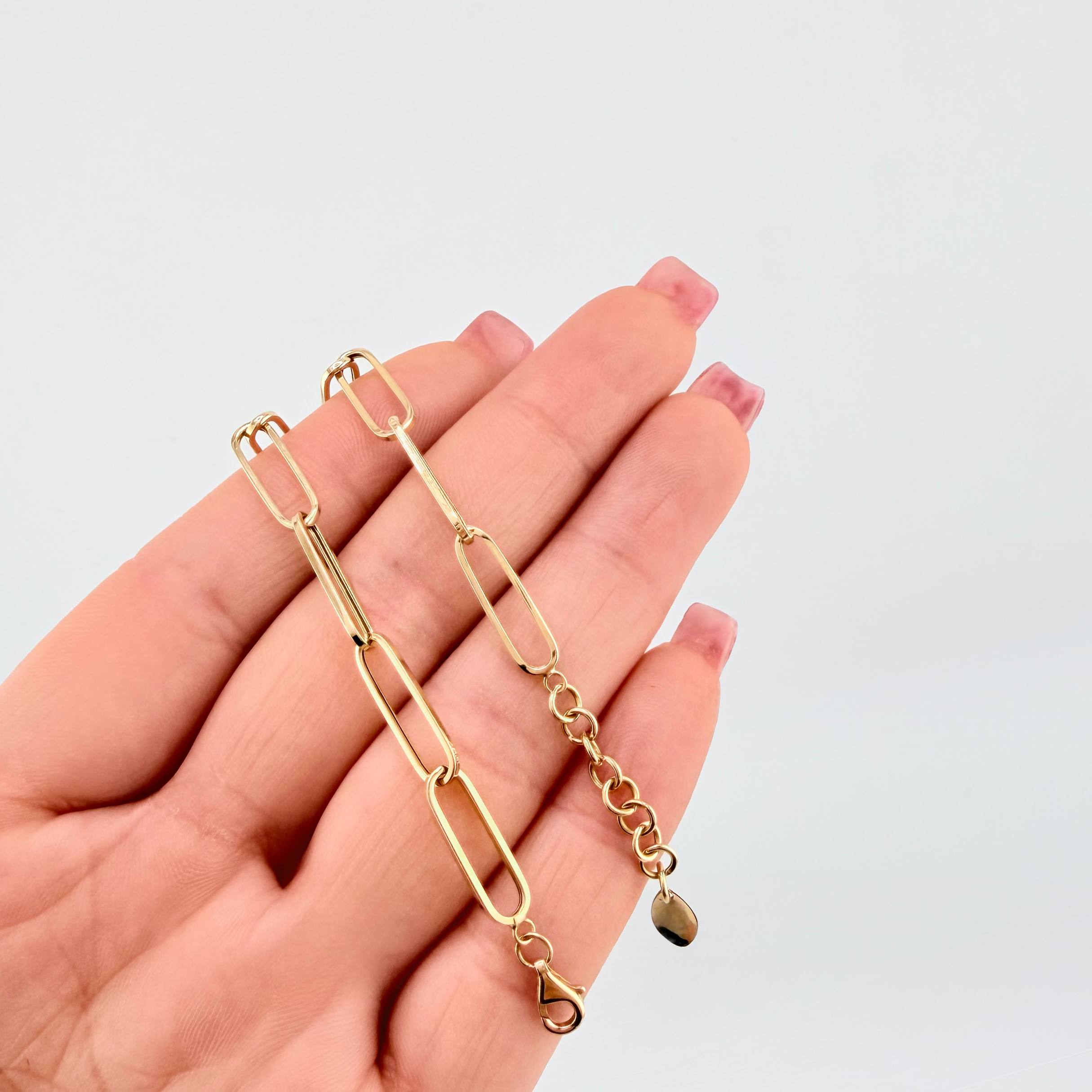 Pulso Cajon 3.45gr / 19cm-22.5cm / 4.8mm Oro Amarillo +3 18K ©