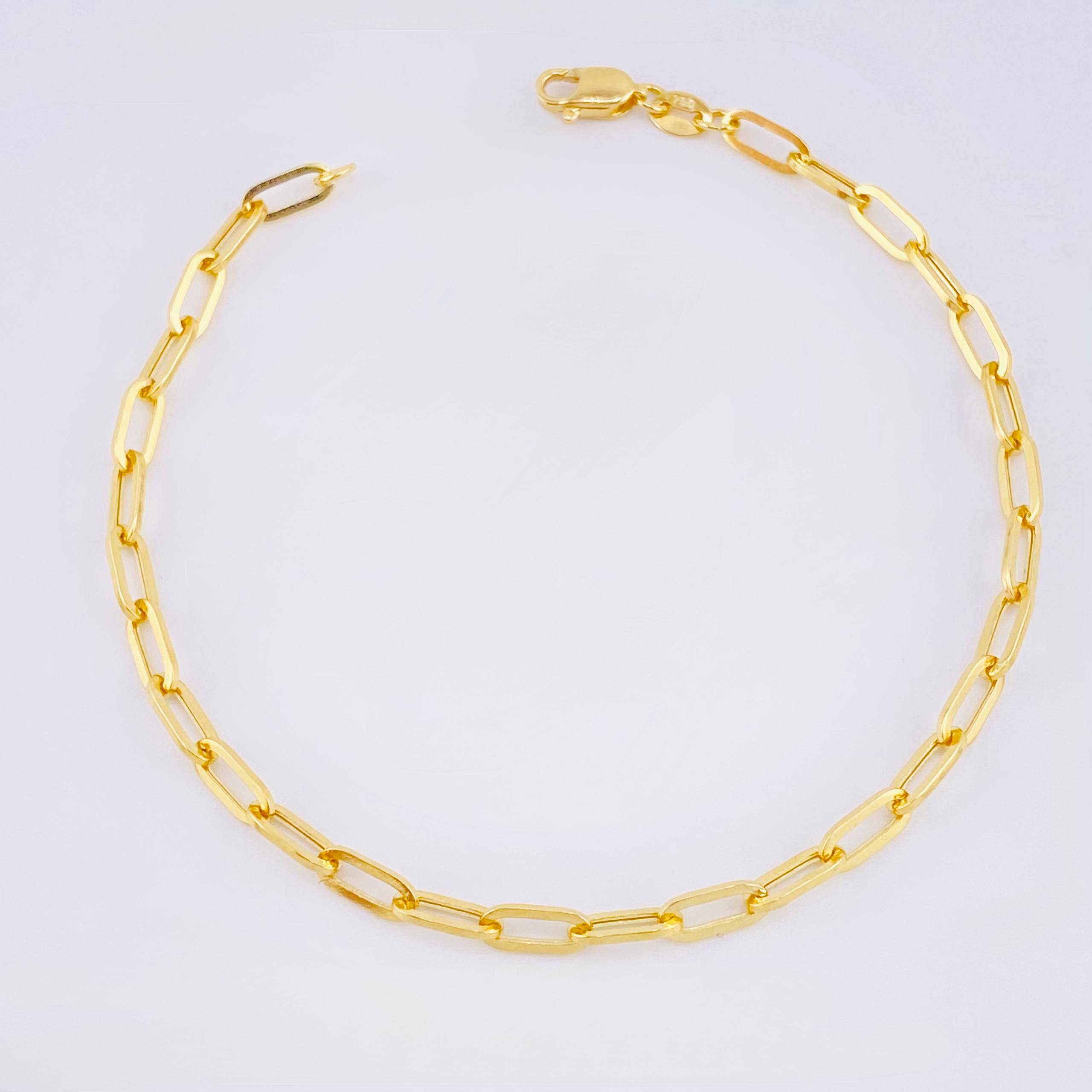 Pulso Cajon 2.35gr / 19cm / 3mm Oro Amarillo +3 18K ©