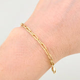 Pulso Cajon 2.35gr / 19cm / 3mm Oro Amarillo +3 18K ©