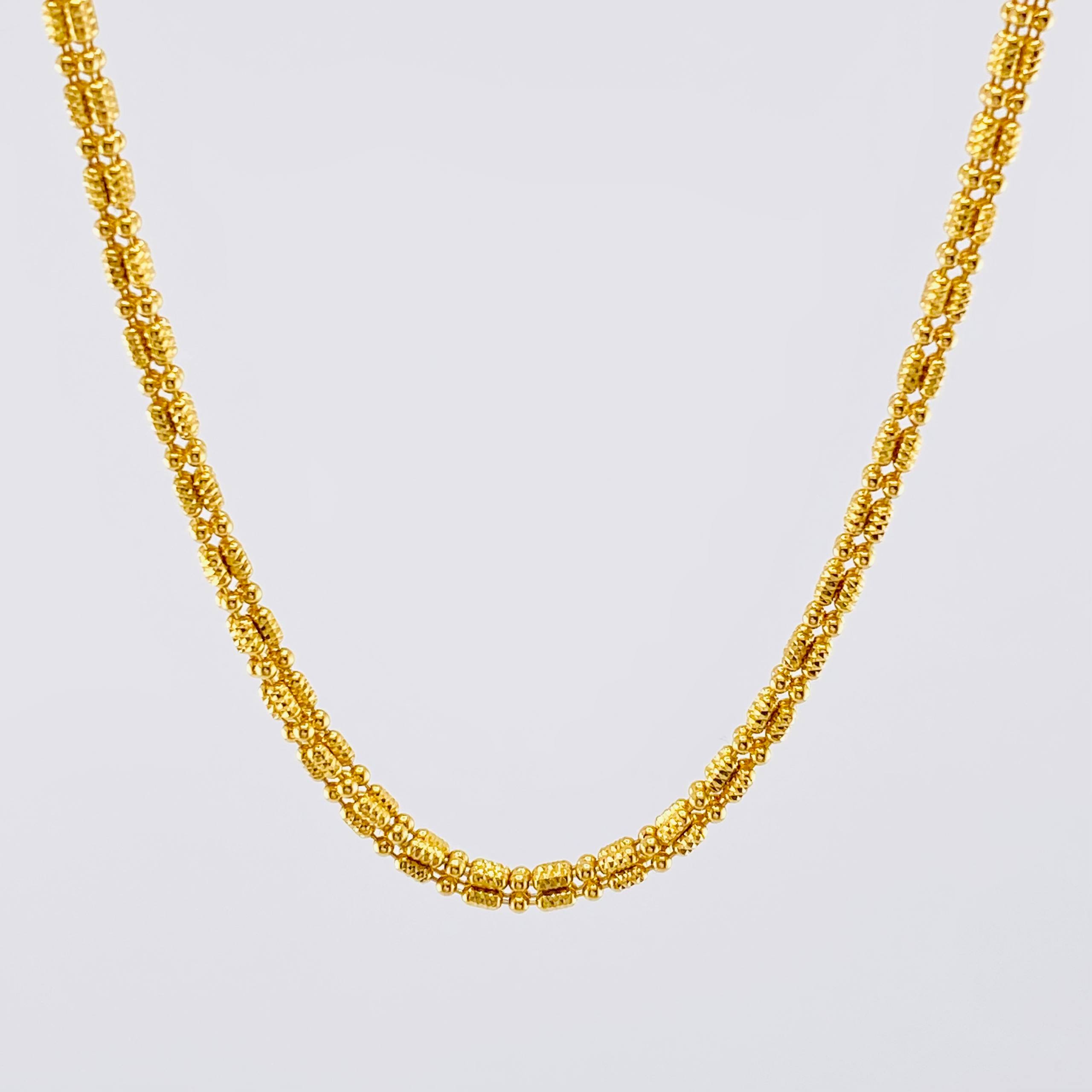 Cadena Ice 22.05gr / 60cm / 3mm Oro Amarillo +4 18K