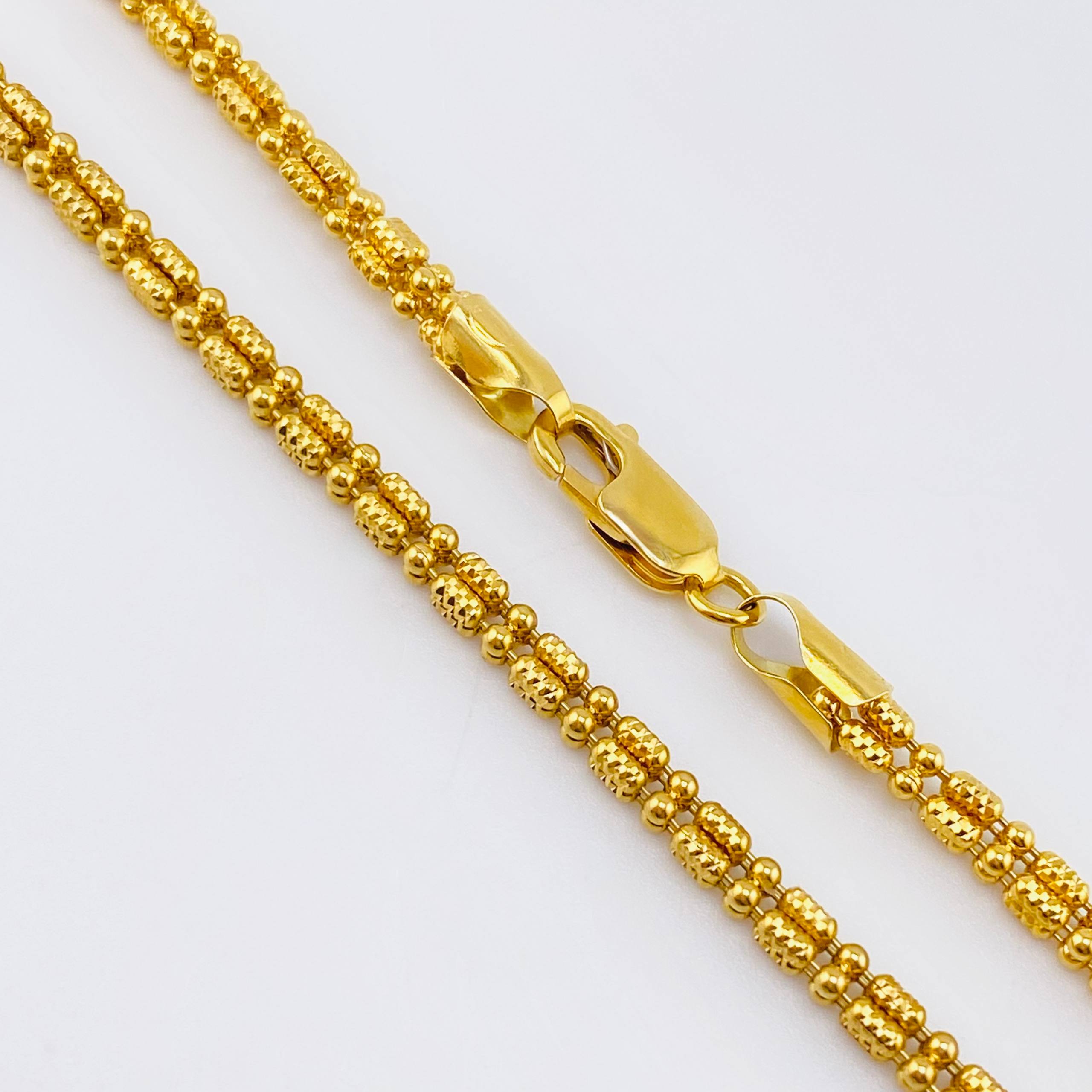 Cadena Ice 22.05gr / 60cm / 3mm Oro Amarillo +4 18K