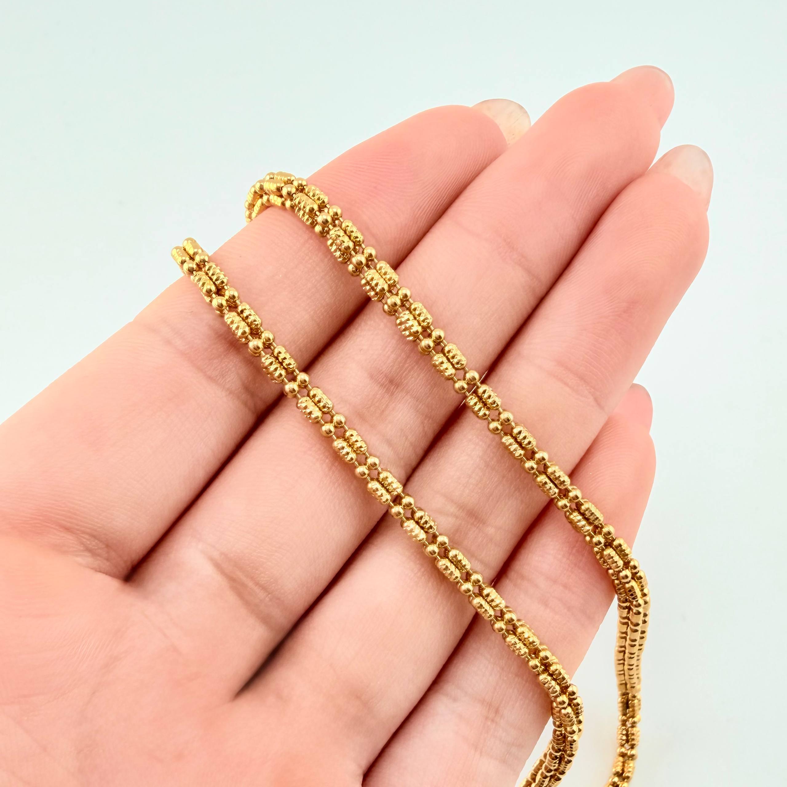 Cadena Ice 22.05gr / 60cm / 3mm Oro Amarillo +4 18K