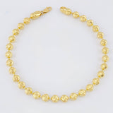 Pulso Militar Media Luna 8.7gr / 21cm / 5mm Oro Amarillo Nac.Esp. 18K ©
