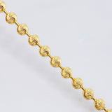 Pulso Militar Media Luna 6gr / 21cm / 4mm Oro Amarillo Nac.Esp. 18K