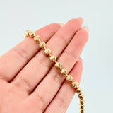Pulso Militar Media Luna 6gr / 21cm / 4mm Oro Amarillo Nac.Esp. 18K