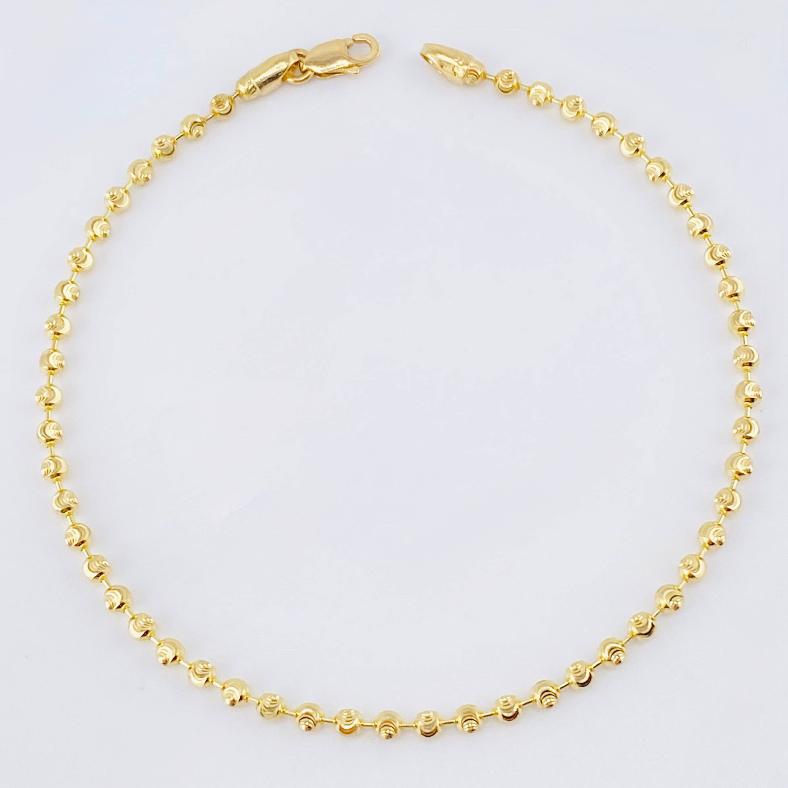Pulso Militar Media Luna 3.65gr / 18cm / 2.5mm Oro Amarillo Nac.Esp. 18K ©