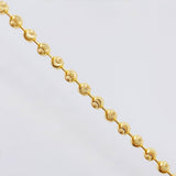 Pulso Militar Media Luna 3.6gr / 18cm / 2.5mm Oro Amarillo Nac.Esp. 18K ©