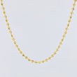 Cadena Militar Media Luna Diamantada 15.5 g / 61 cm / 2.9 mm Oro Amarillo 18K