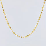 Cadena Militar media luna 10.55g / 51cm / 2.54mm Oro Amarillo 18K