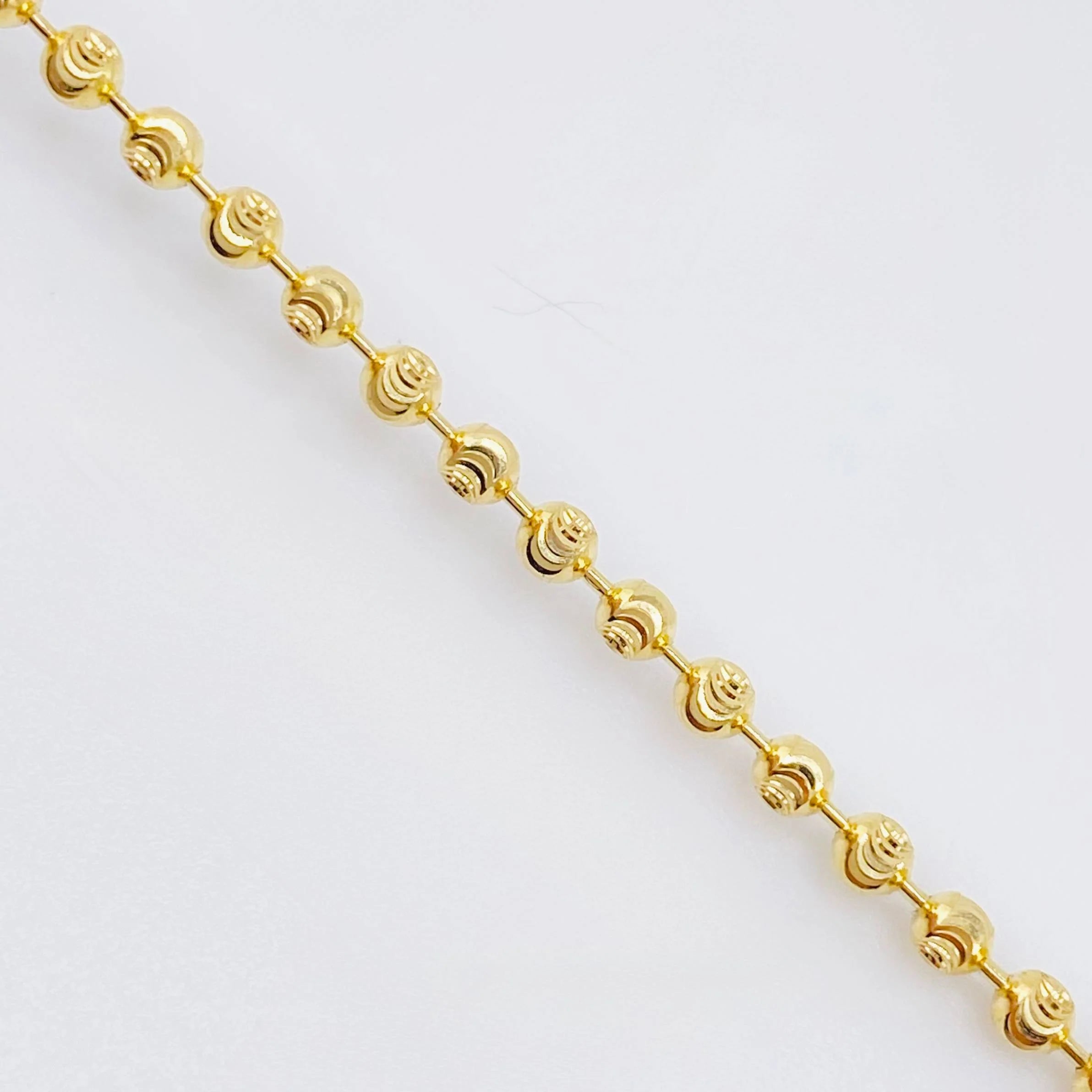 Cadena Militar Media Militar 17.8g / 62.5cm / 3.65mm Oro Amarillo 18K