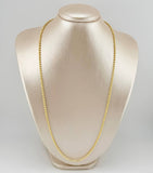 Cadena Militar Media Luna 12.25gr / 60cm / 2.5mm Oro Amarillo Nac.Esp. 18K ©