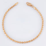 Pulso Militar Media Luna 5.8gr / 19.5cm / 3mm Oro Rosa Nac.Esp. 18K *