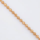 Pulso Militar Media Luna 5.8gr / 19.5cm / 3mm Oro Rosa Nac.Esp. 18K *