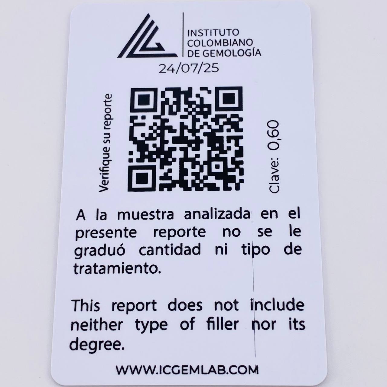 Herraje Corazon Cuatro Garras 60pts Esmeralda 0.6gr / 1cm / Oro Amarillo 18K