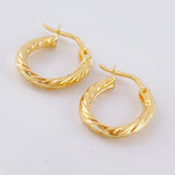 Candongas Lore Ovaladas 1.15gr / 1.8cm / Oro Amarillo 18K *