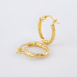 Candongas Lore Ovaladas 1.15gr / 1.8cm / Oro Amarillo 18K *