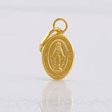 Dije Virgen Milagrosa 0.15g / 1.3cm Oro Amarillo 18K