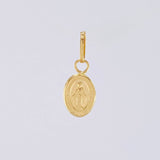 Dije Virgen Milagrosa 0.15g / 1.3cm Oro Amarillo 18K