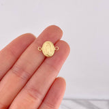 Herraje Virgen de Guadalupe 0.5g / 1.5cm Oro Amarillo 18K