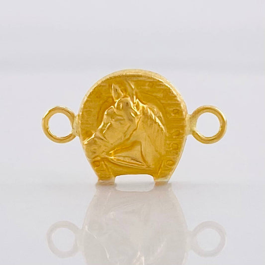 Herraje Herradura Caballo 0.3g / 1.3cm Oro Amarillo 18K