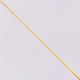 Set Cadena Veneciana + Dije Corazón Moisanitas 1 qts / 2.3g / 45cm Oro Amarillo 18K