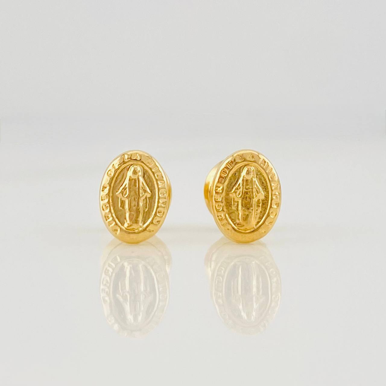 Topos Virgen Milagrosa 0.65g / 5.42mm Oro Amarillo 18K