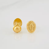 Topos Virgen Milagrosa 0.75g / 6.19mm Oro Amarillo 18K