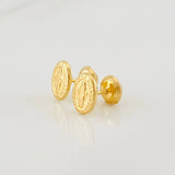 Topos Virgen Milagrosa 0.75g / 6.19mm Oro Amarillo 18K