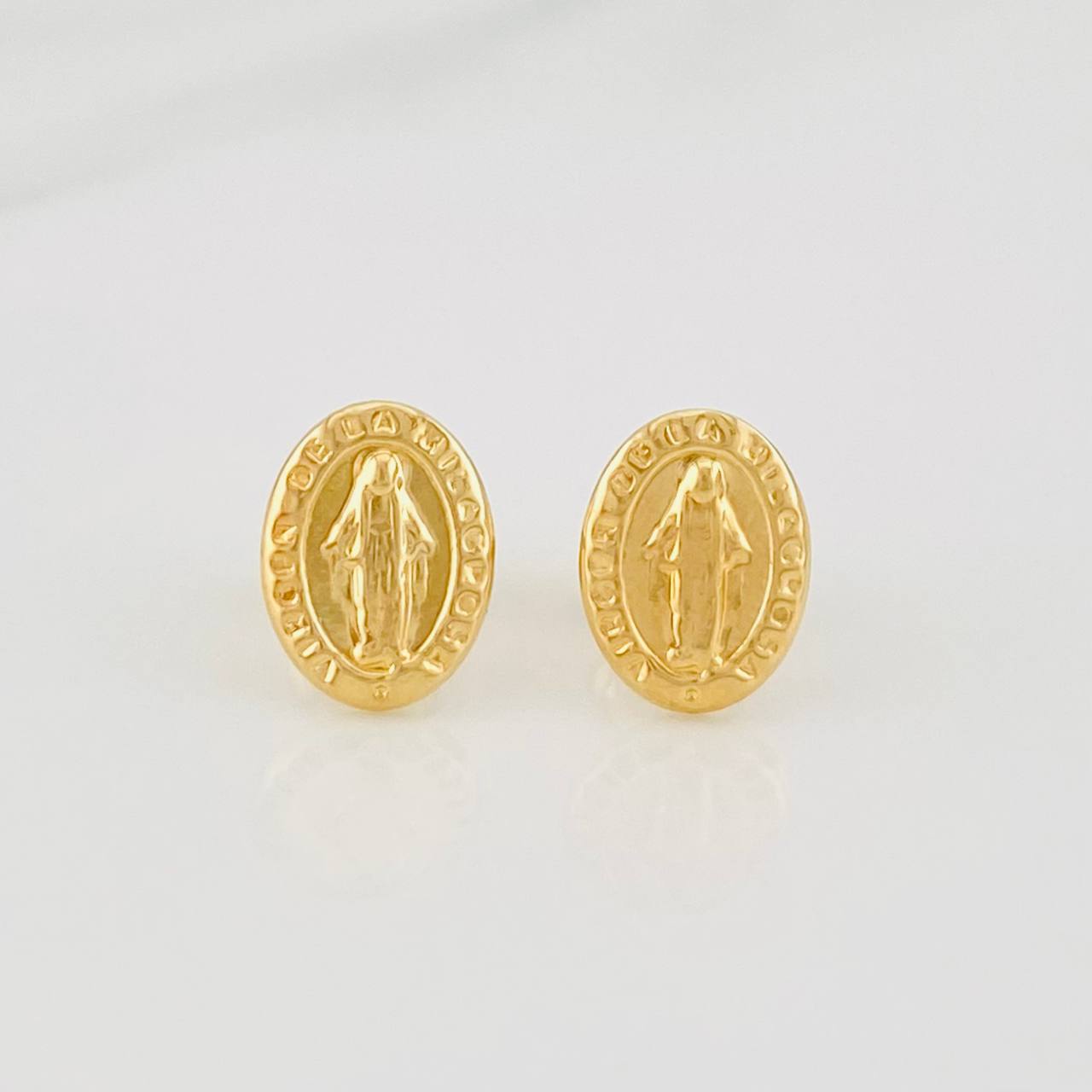 Topos Virgen Milagrosa 0.95g / 7.59mm Oro Amarillo 18K