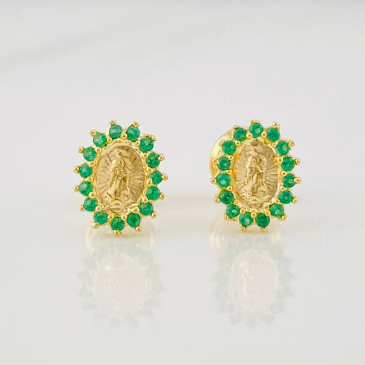 Topos Virgen de Guadalupe 0.85g / 6.04mm Oro Amarillo 18K