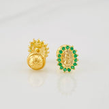 Topos Virgen de Guadalupe 0.85g / 6.04mm Oro Amarillo 18K