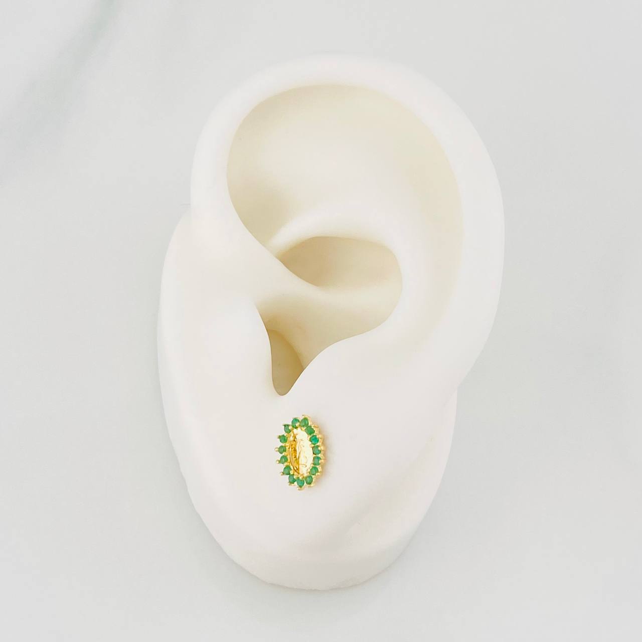 Topos Virgen de Guadalupe 0.85g / 6.04mm Oro Amarillo 18K