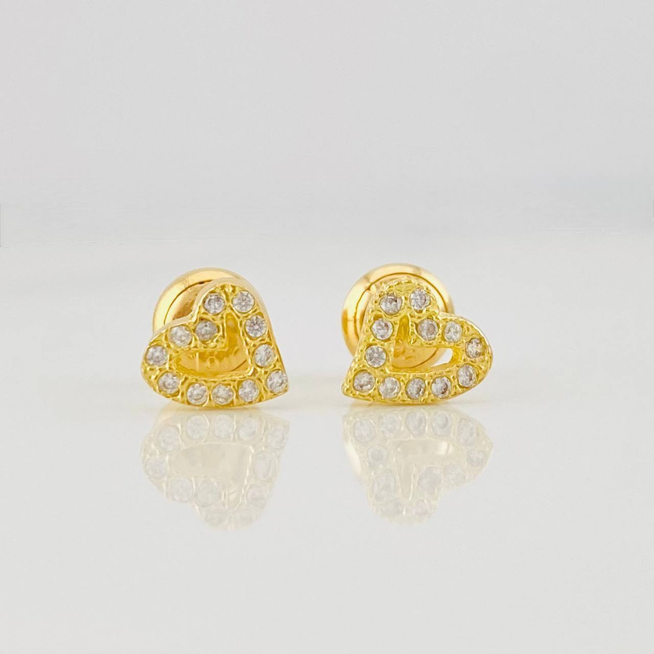 Topos Corazón 1g / 6.2mm Oro Amarillo 18K
