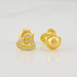Topos Corazón 1g / 6.2mm Oro Amarillo 18K
