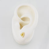 Topos Corazón 1g / 6.2mm Oro Amarillo 18K