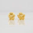 Topos Mariposa Diamantada 0.65g / 3.47mm Oro Amarillo 18K