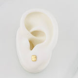 Topos Trebol Diamantado 0.7g / 5.06mm Oro Amarillo 18K