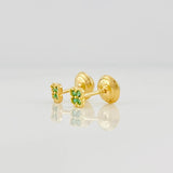Topos Flor 0.65g / 3.84mm Oro Amarillo 18K