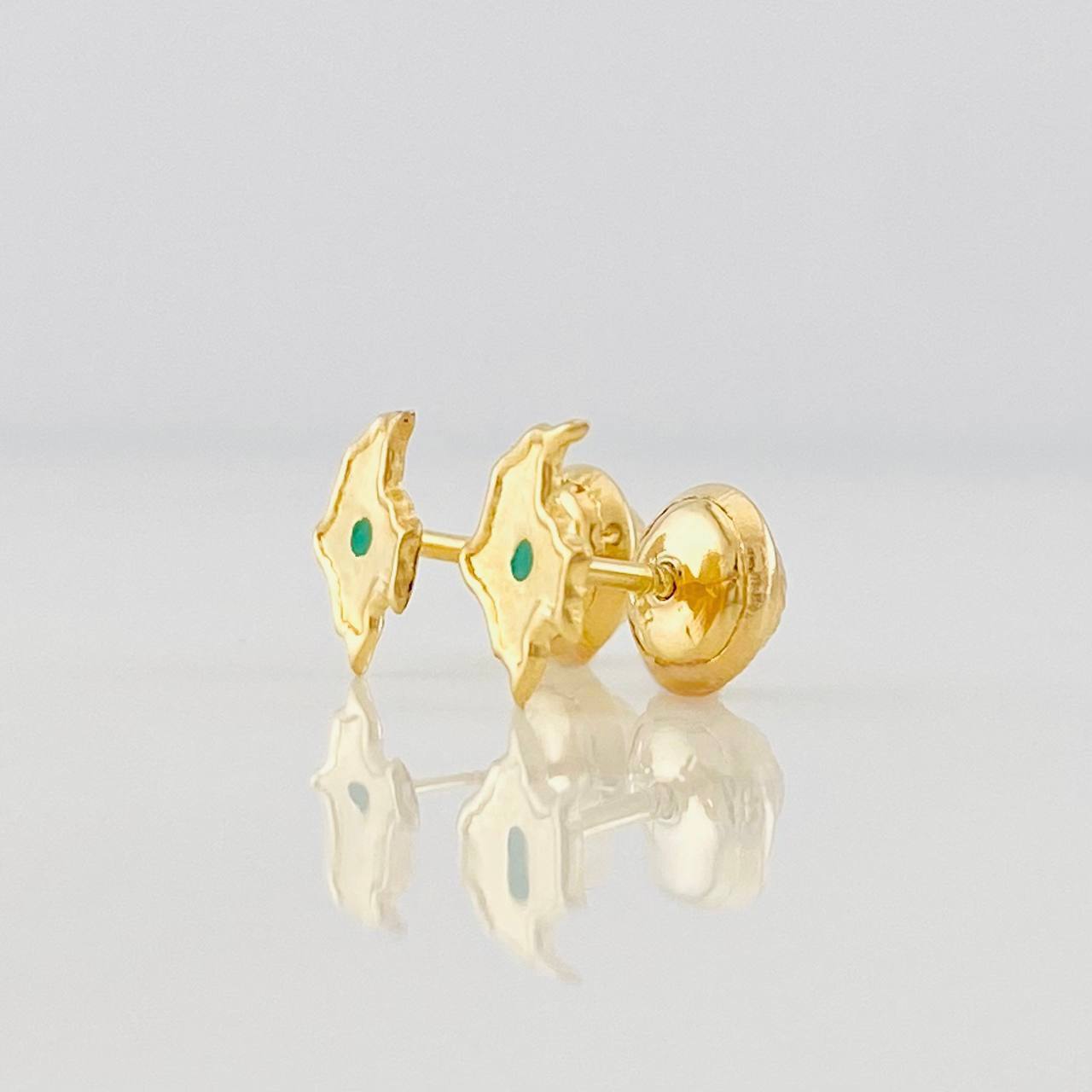 Topos Mapa de Colombia 0.55g / 7.74mm Oro Amarillo 18K