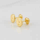 Topos San Benito 0.85g / 7.18mm Oro Amarillo 18K
